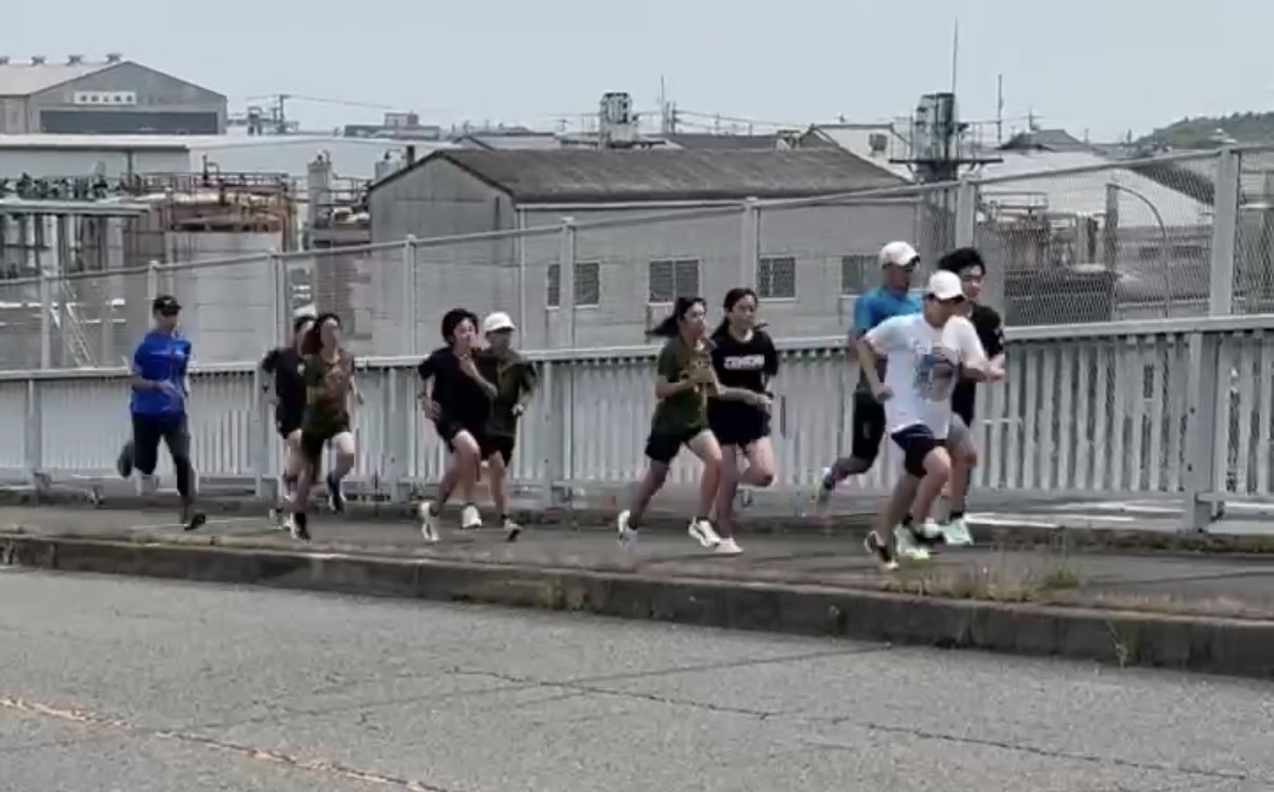 通信1週間前の練習